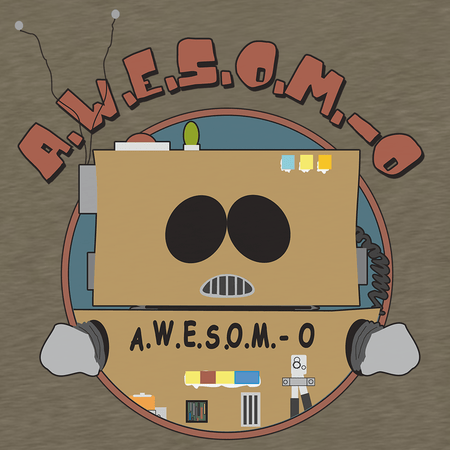 South Park Awesom - o Robot Men's Tri - Blend T - Shirt - Paramount Shop