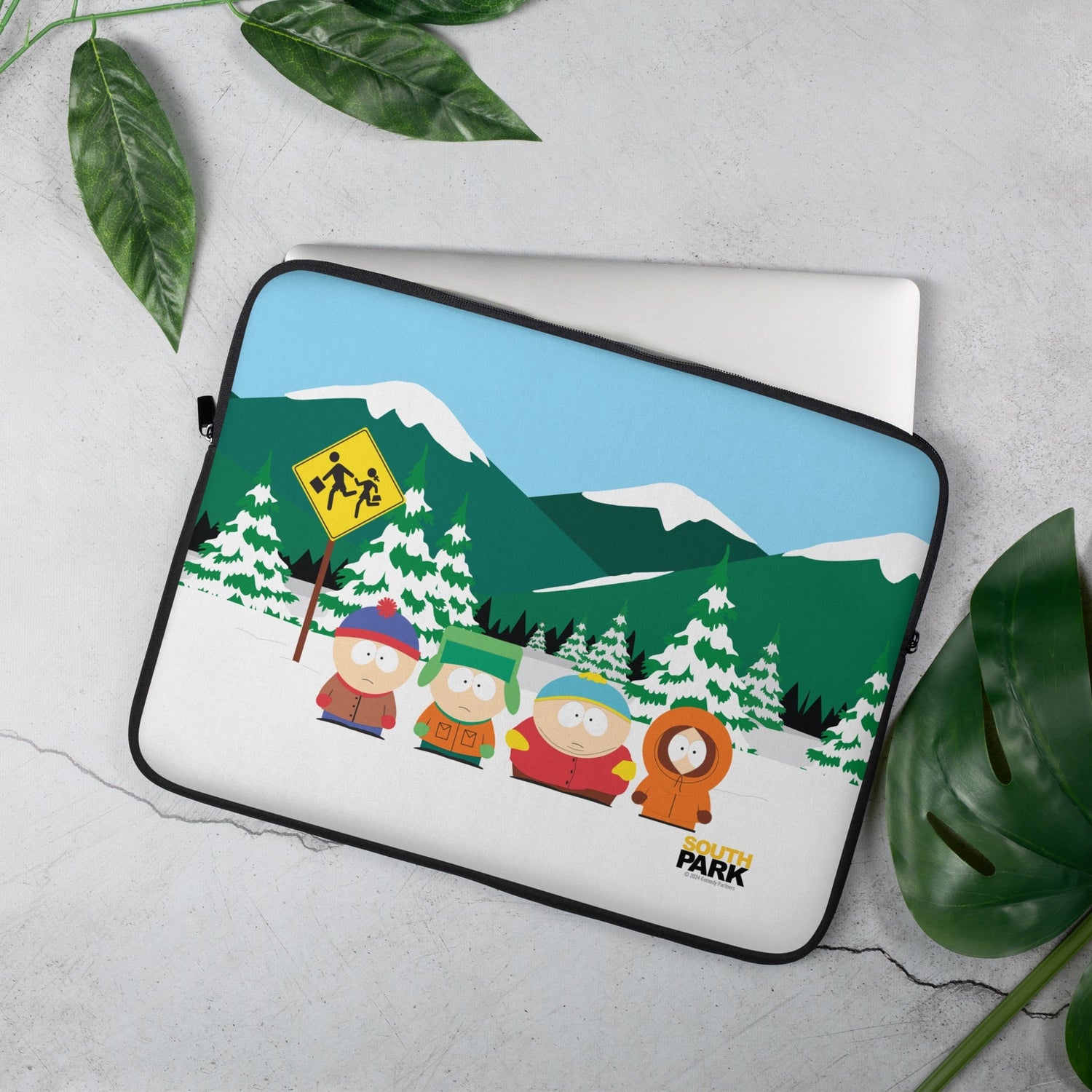 South Park Bus Stop Laptop Sleeve - Paramount Shop