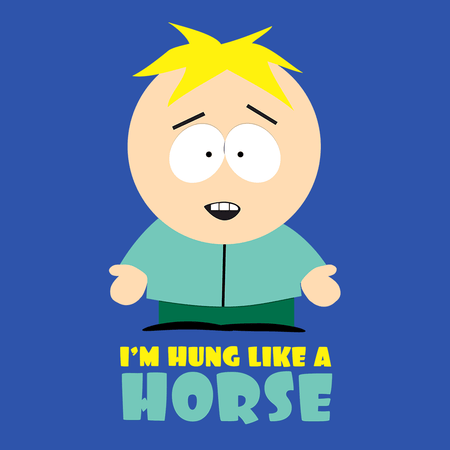 South Park Butters Hung Like a Horse Adult Tank Top - Paramount Shop
