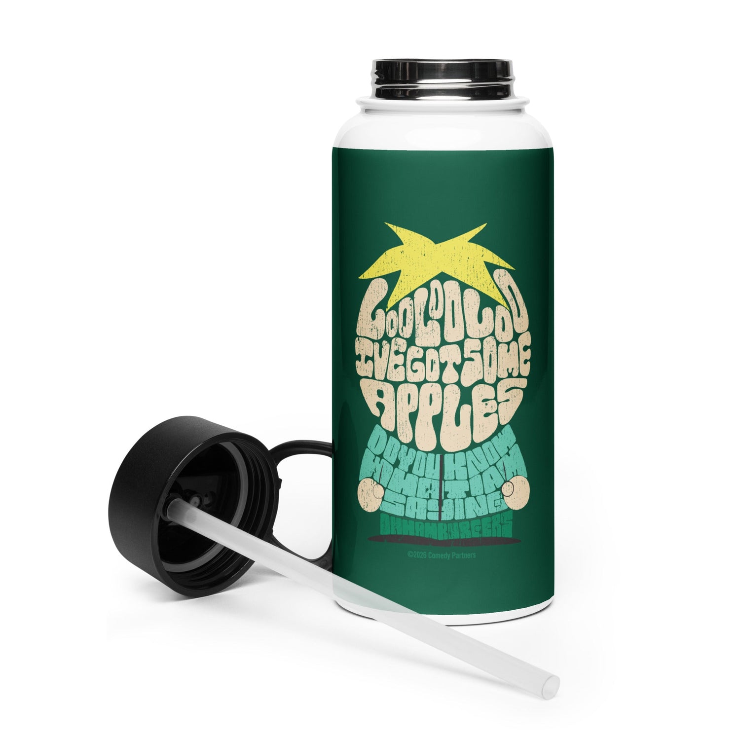 South Park Butters Stainless Steel Water Bottle Quote - Paramount Shop