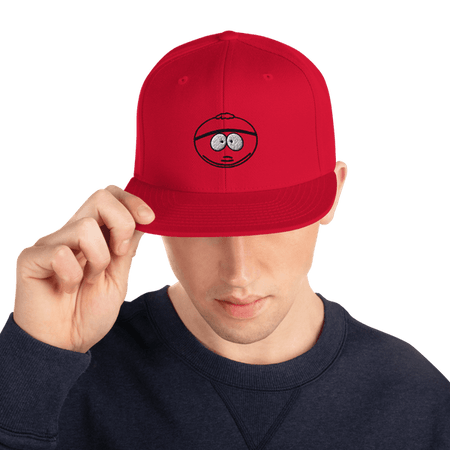 South Park Cartman Embroidered Flat Bill Hat - Paramount Shop