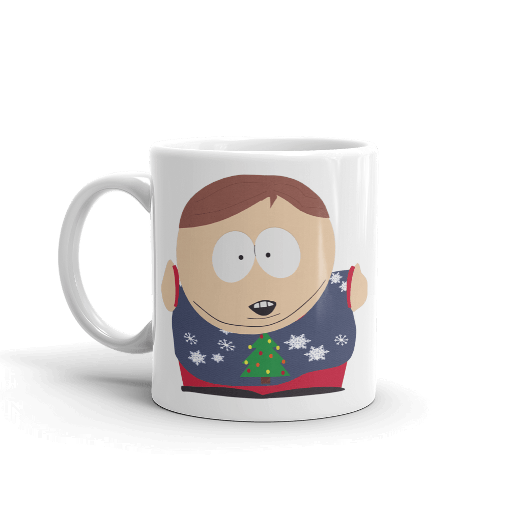 South Park Cartman Festively Plump White Mug - Paramount Shop