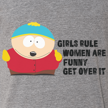 South Park Cartman Girls Rule Tri - Blend Short Sleeve T - Shirt - Paramount Shop