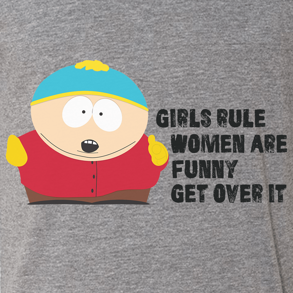 South Park Cartman Girls Rule Tri - Blend Short Sleeve T - Shirt - Paramount Shop