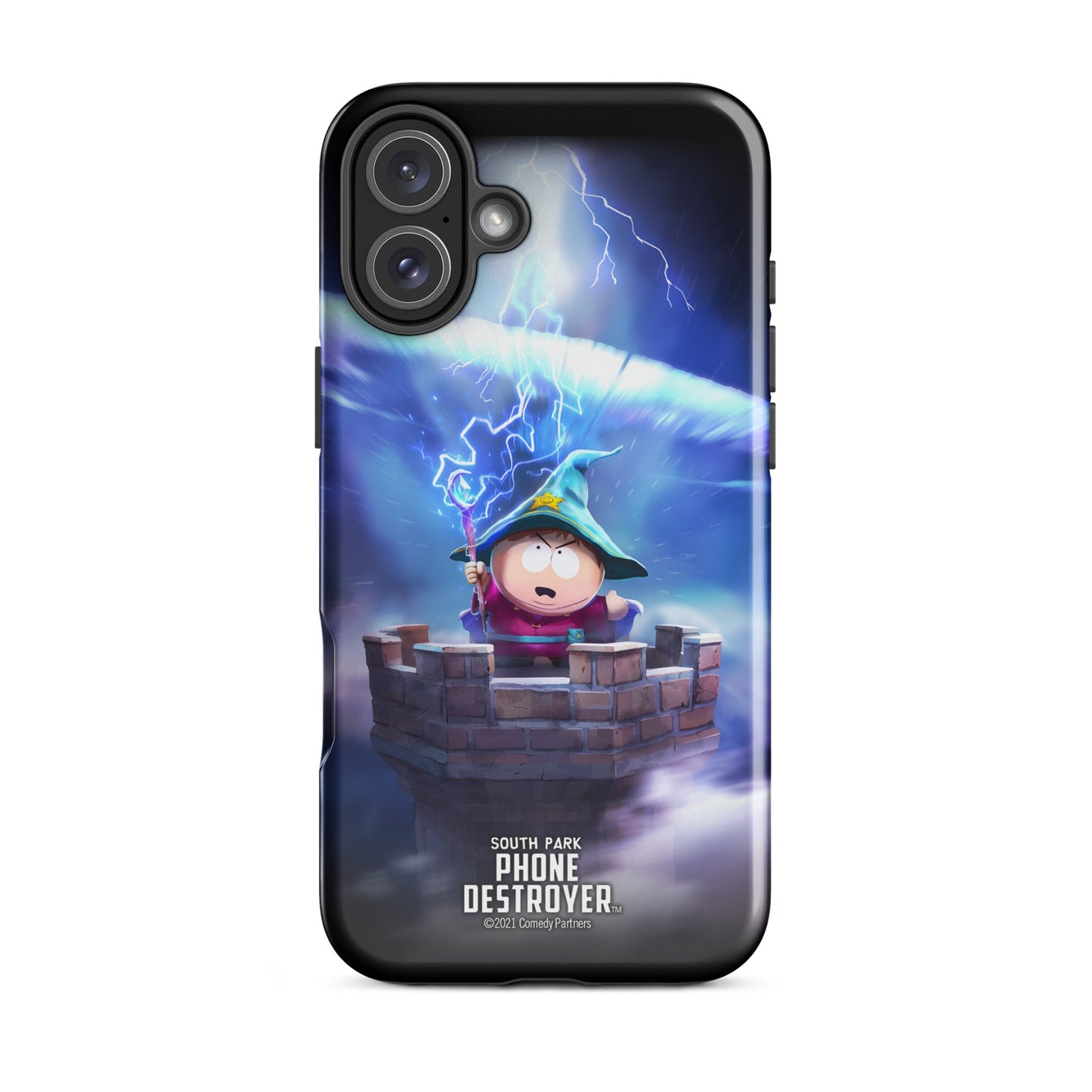 Side profile showing the slim yet protective profile of the tough case variant
