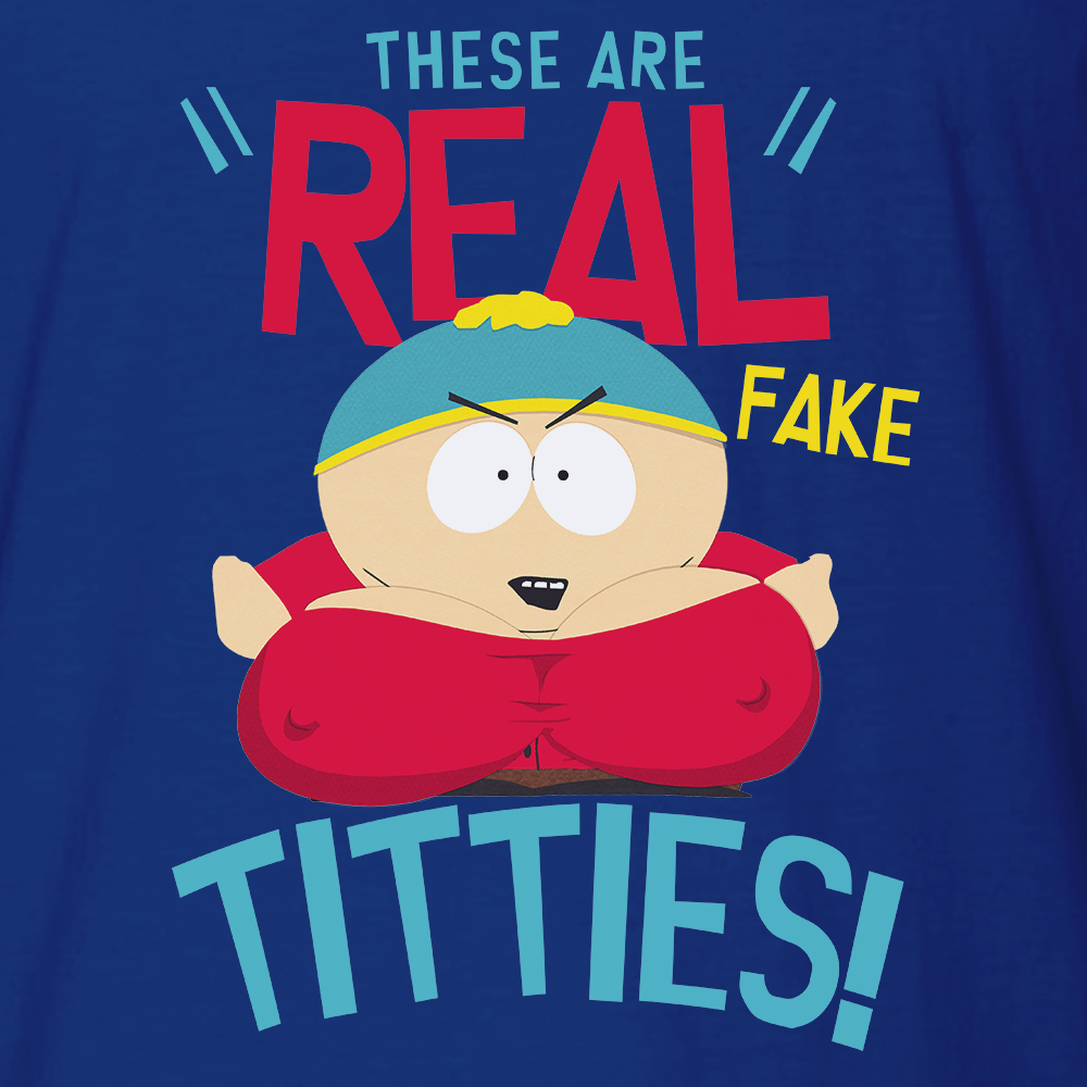 South Park Cartman Real Fake Short Sleeve T - Shirt - Paramount Shop