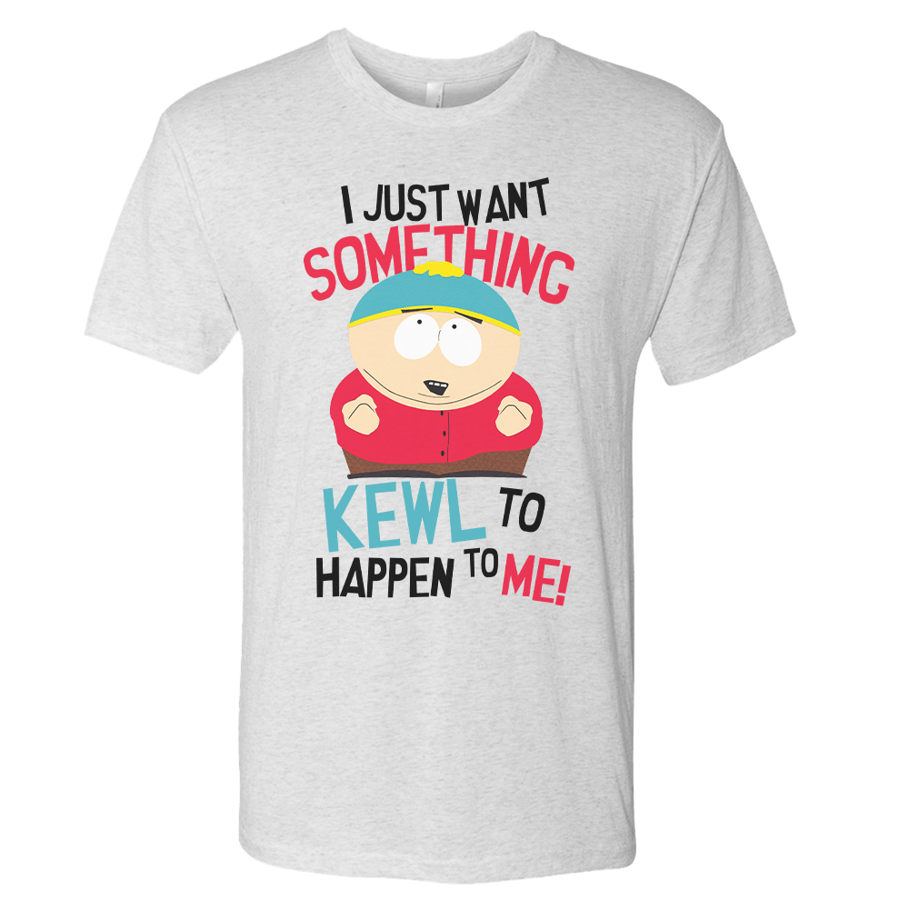 South Park Cartman Something Kewl Tri - Blend Short Sleeve T - Shirt - Paramount Shop