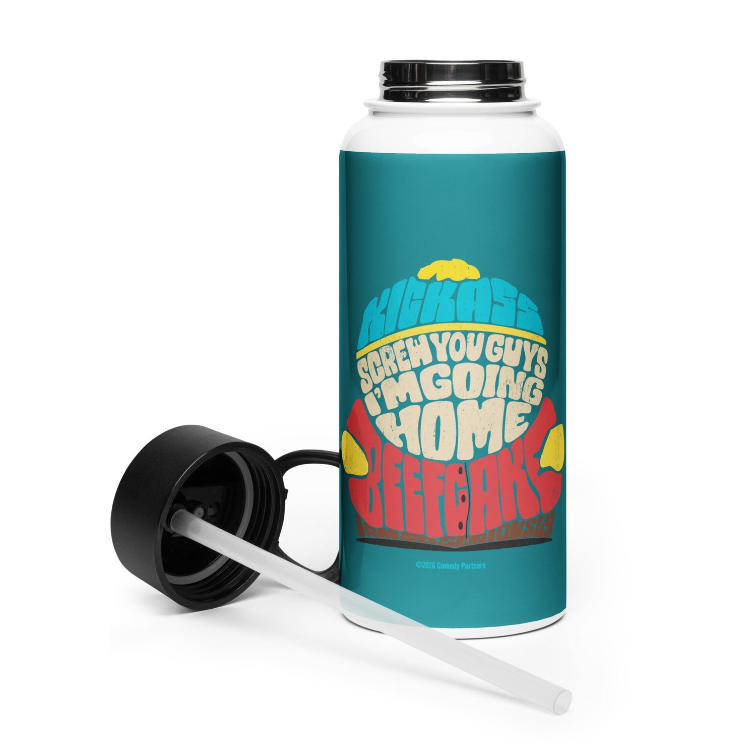 South Park Cartman Stainless Steel Water Bottle Quote - Paramount Shop