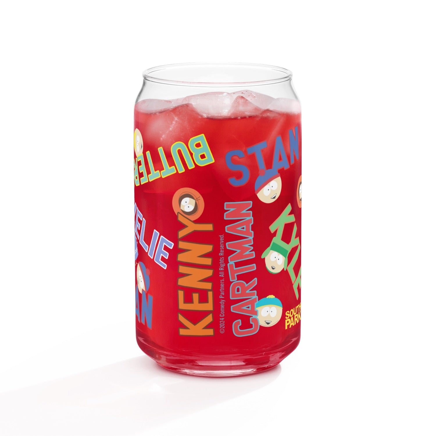 South Park Character Names Can Glass - Paramount Shop