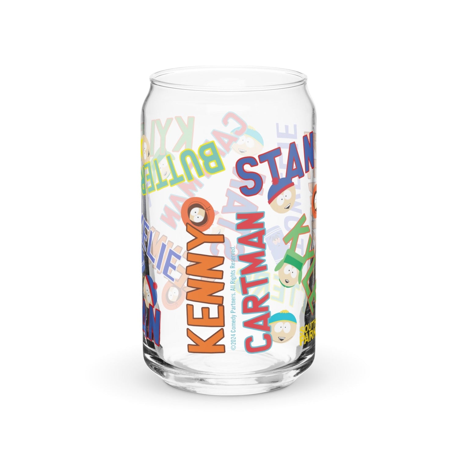 South Park Character Names Can Glass - Paramount Shop