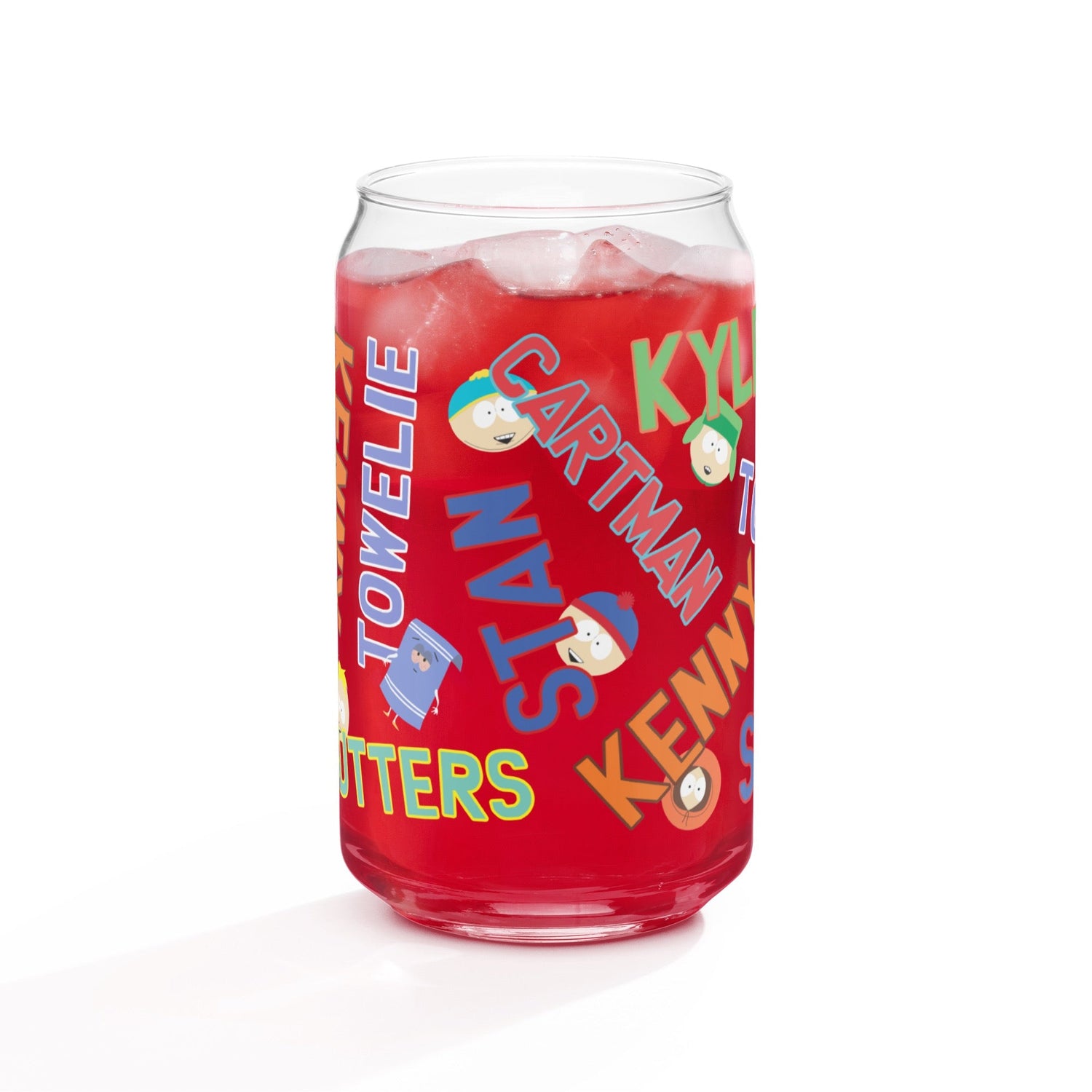 South Park Character Names Can Glass - Paramount Shop