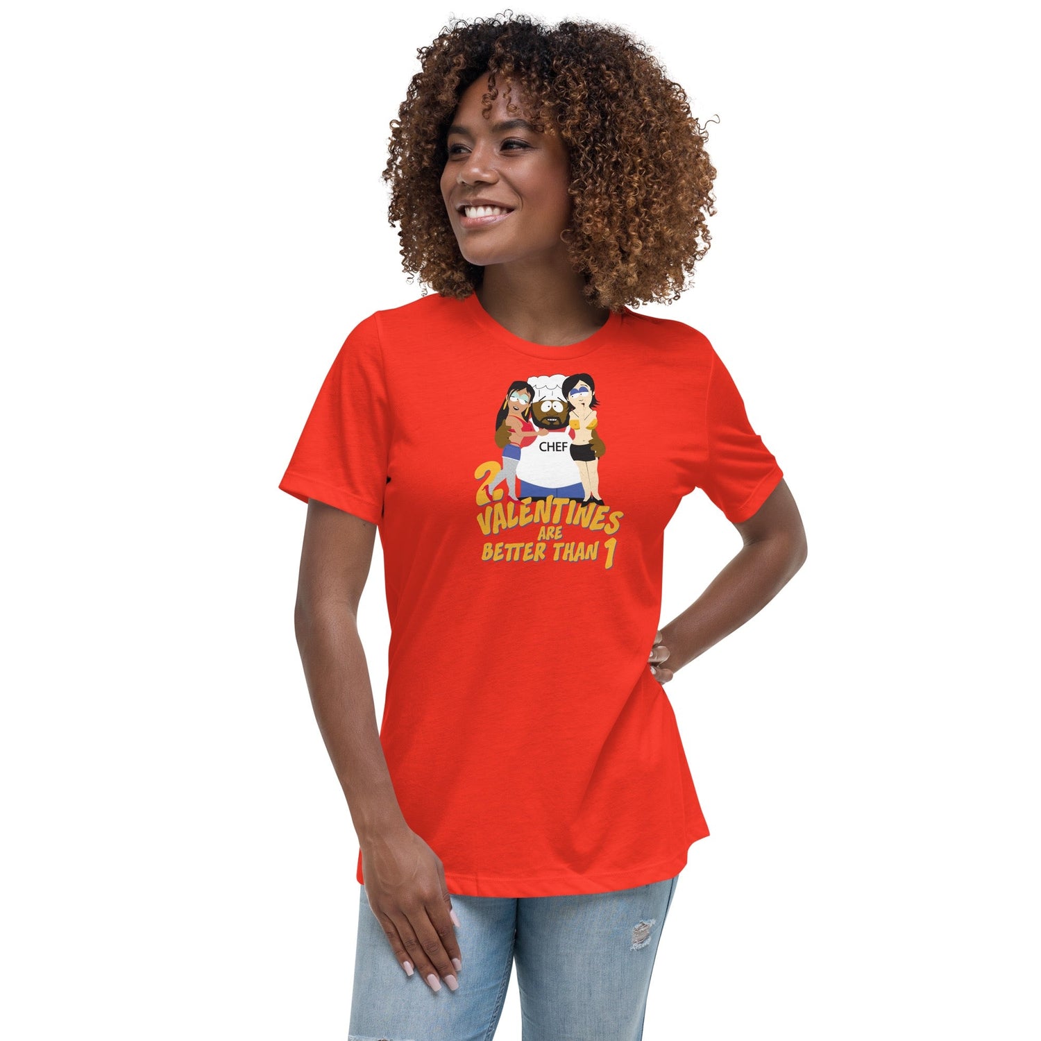 South Park Chef 2 Valentine's Are Better Than 1 Women's T - Shirt - Paramount Shop
