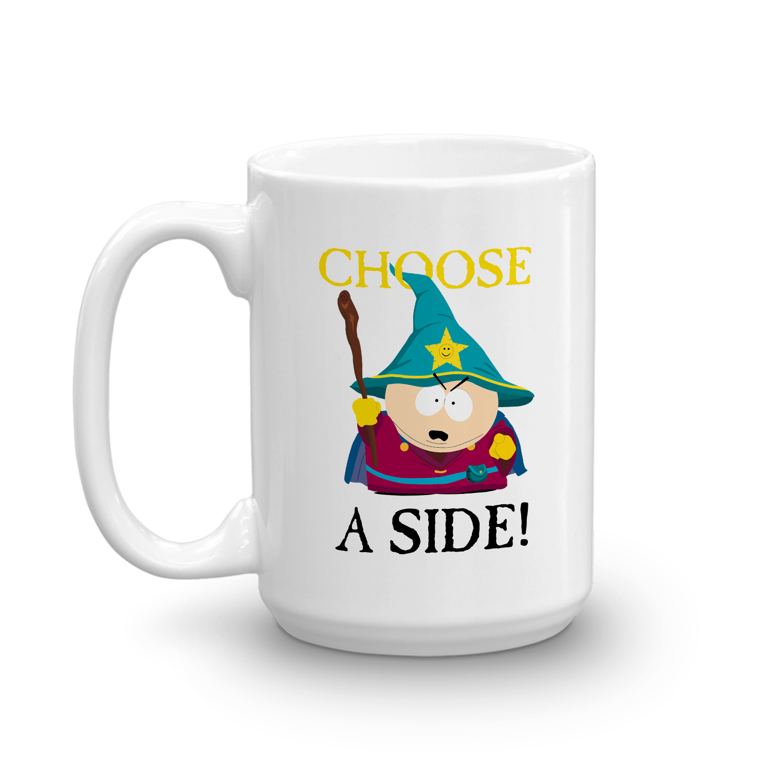 South Park Choose a Side White Mug - Paramount Shop