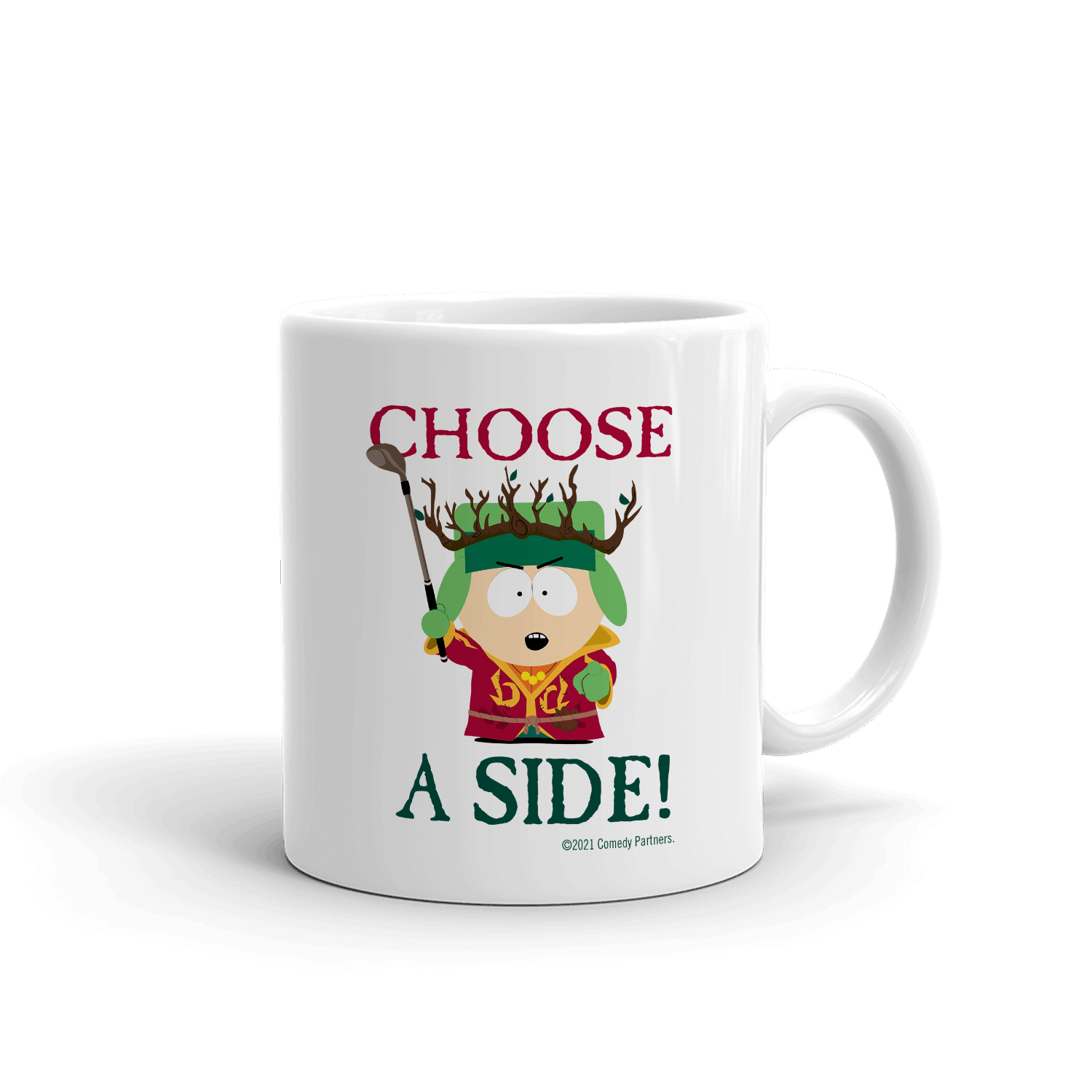 South Park Choose a Side White Mug - Paramount Shop