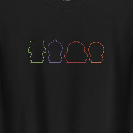 South Park Embroidered Boys Silhouettes Crewneck - Paramount Shop