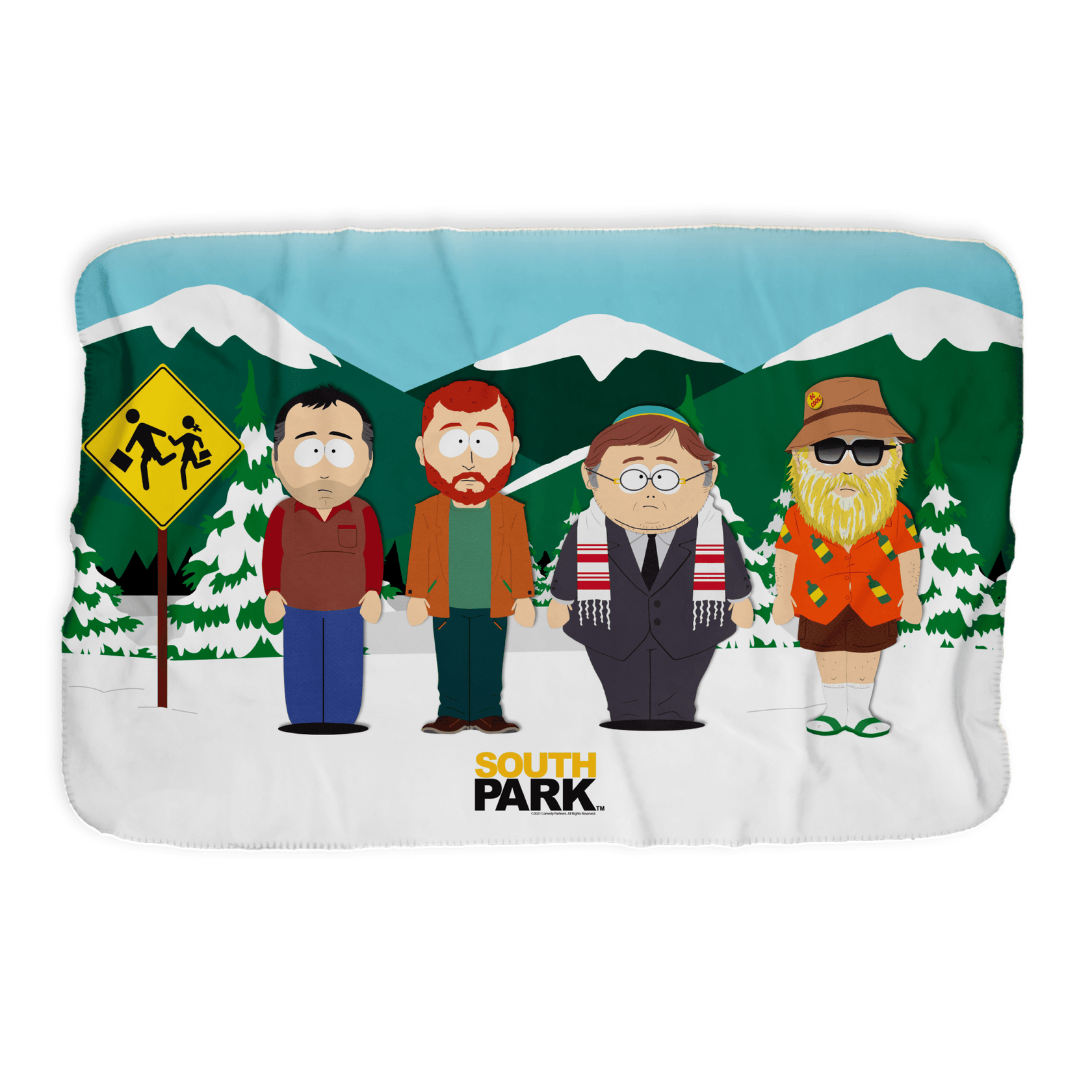 South Park Future Bus Stop Sherpa Blanket – Paramount Shop