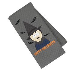 South Park Feliz Halloween Paño de cocina - Blanco / 16 en x 24 en
