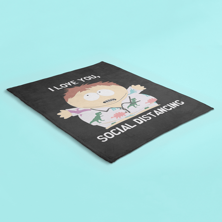 South Park I Love You Social Distancing Sherpa Blanket - Paramount Shop