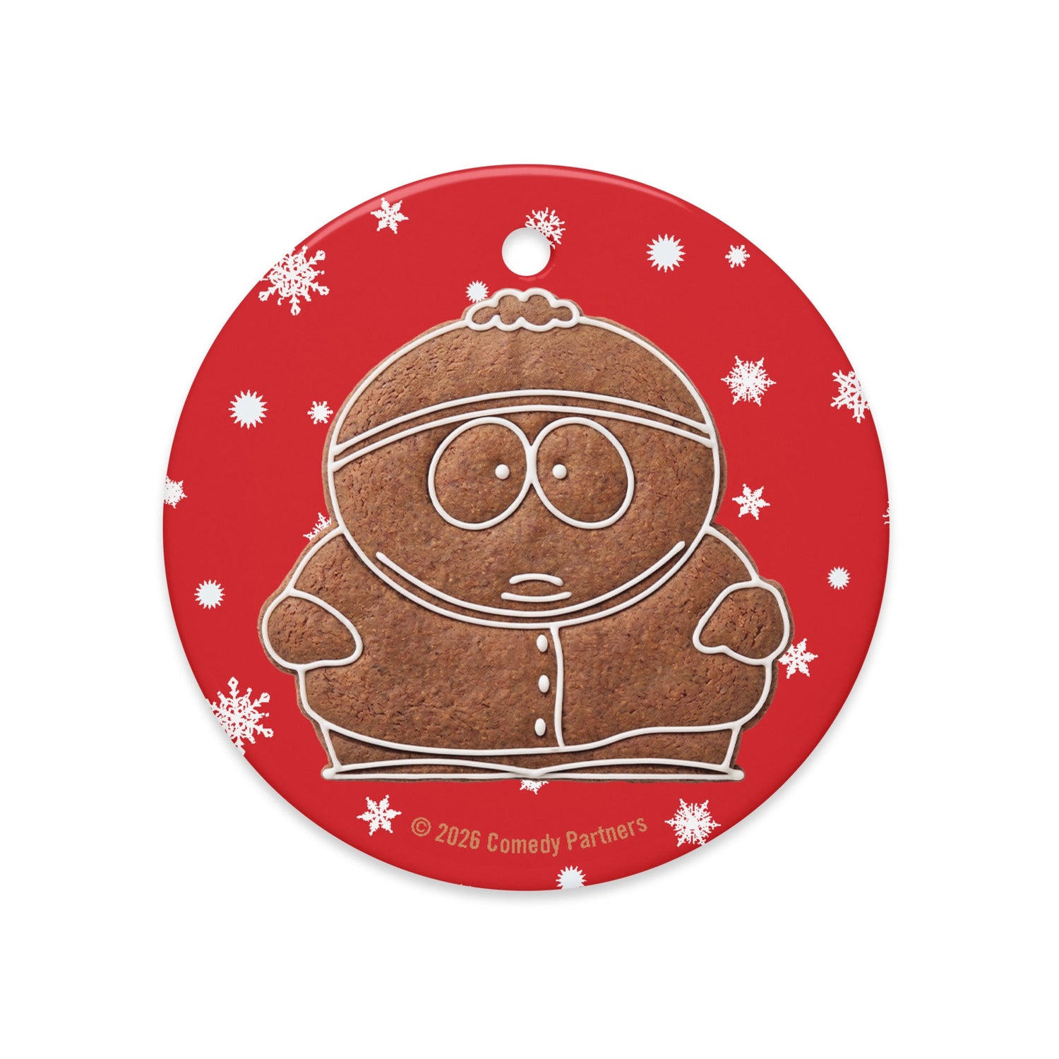 South Park Ornament Gingerbread Cartman Ceramic - Paramount Shop