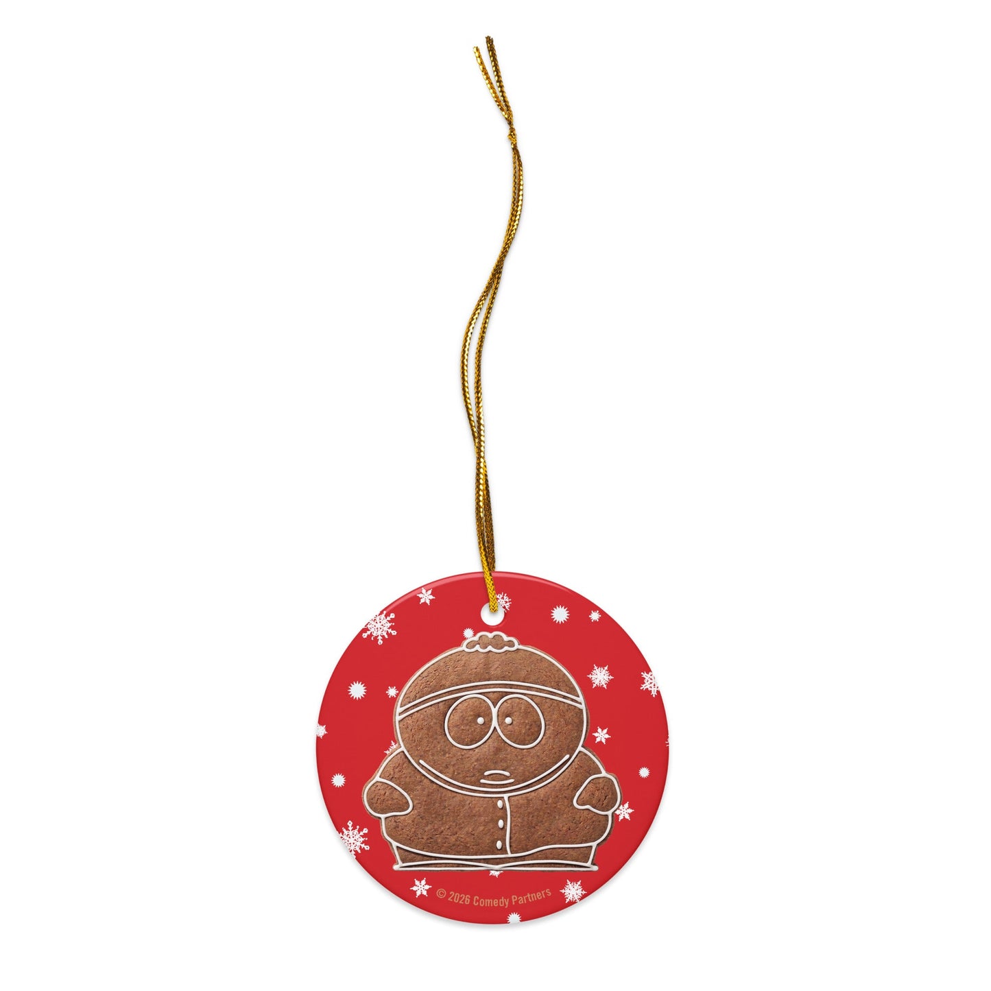 South Park Ornament Gingerbread Cartman Ceramic - Paramount Shop