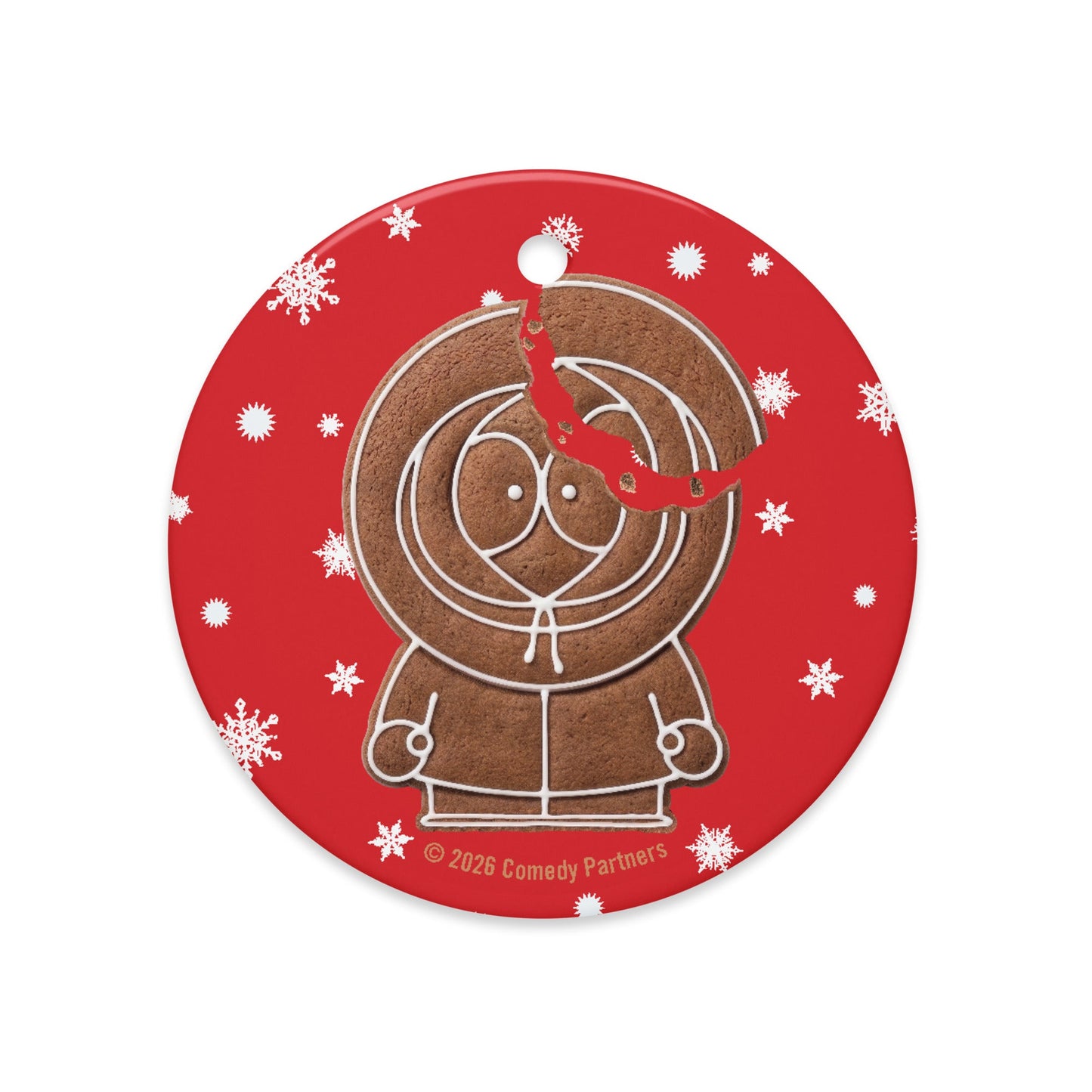 South Park Ornament Gingerbread Kenny Ceramic - Paramount Shop