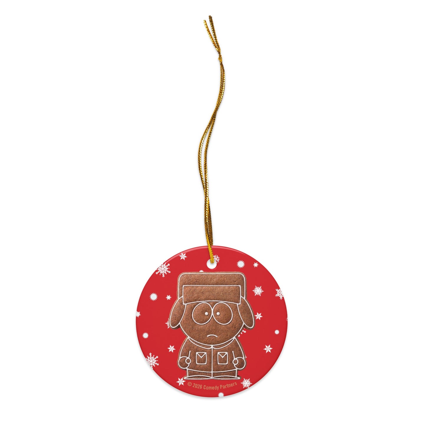 South Park Ornament Gingerbread Kyle Ceramic - Paramount Shop