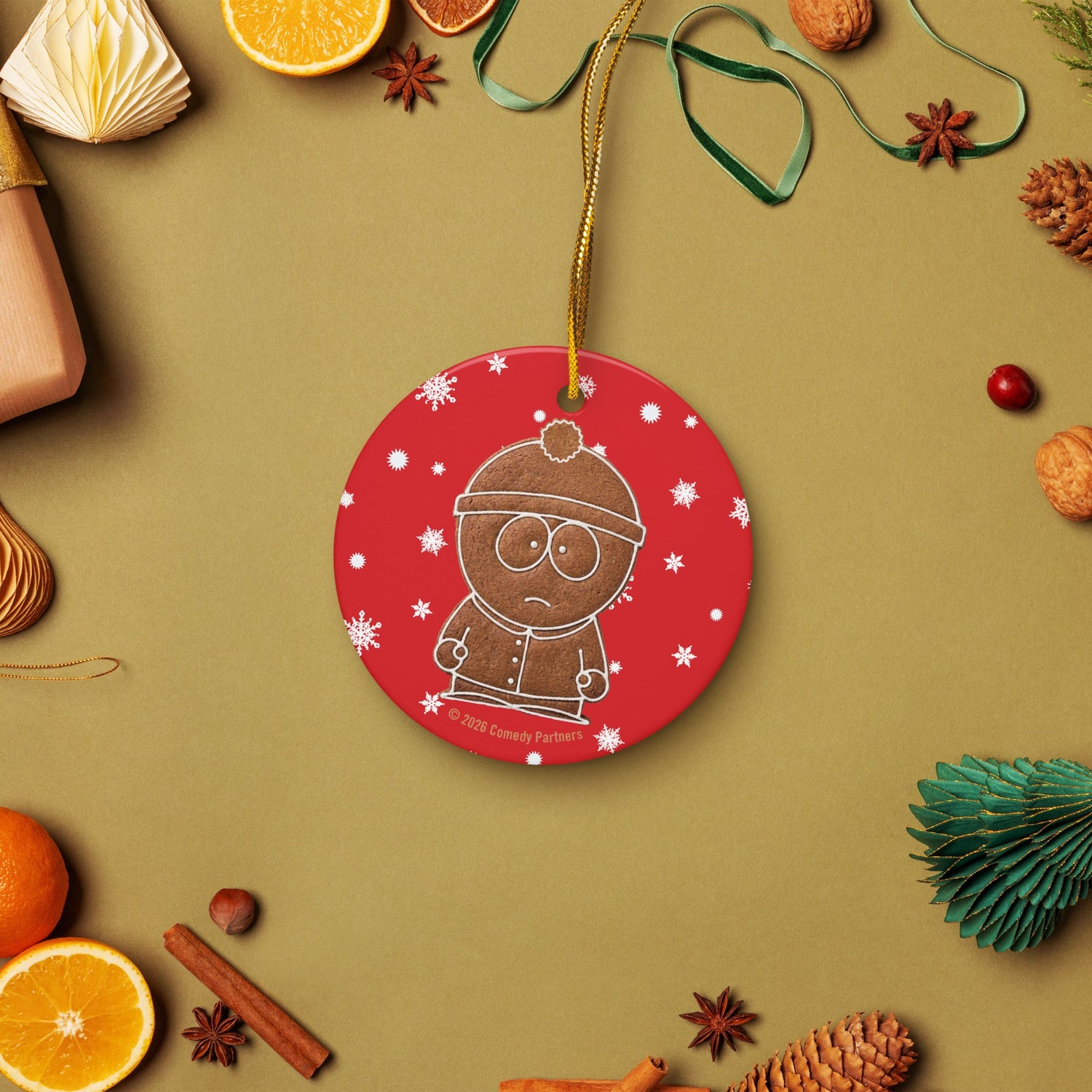 South Park Ornament Gingerbread Stan Ceramic - Paramount Shop