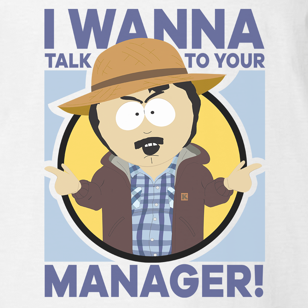 South Park Randy Talk to Your Manager Short Sleeve T - Shirt - Paramount Shop