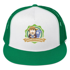 South Park Randy & Towelie Trucker Hat - Kelly/White/Kelly / One Size Fits Most