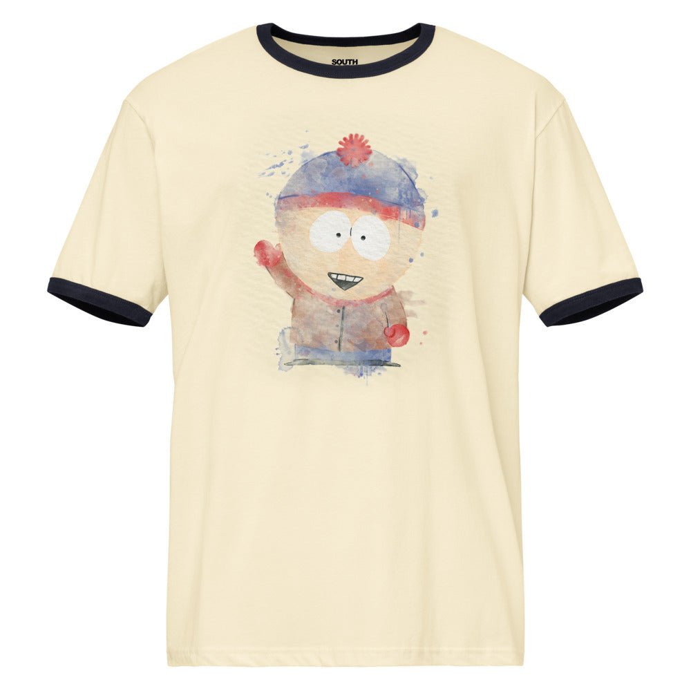 South Park Ringer T-Shirt Stan Watercolor - Paramount Shop