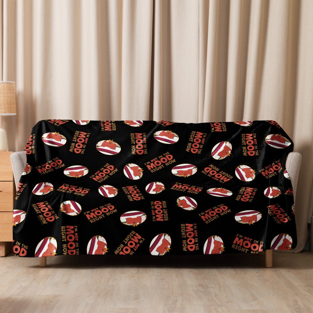 South Park Satan I'm Not In The Mood Premium Sherpa Blanket - Paramount Shop