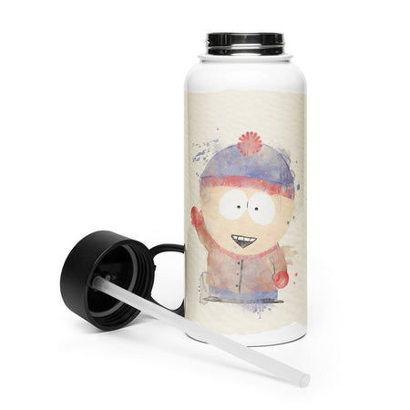 South Park Stainless Steel Water Bottle with a Straw Lid Stan Watercolor - Paramount Shop