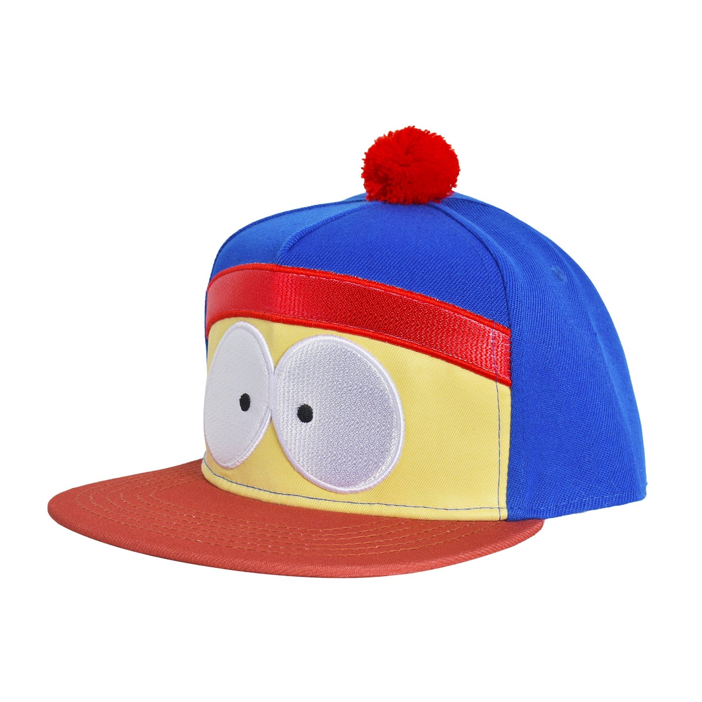 South Park Stan Marsh Cosplay 3D Pom Flat Brim Snapback Hat - Paramount Shop