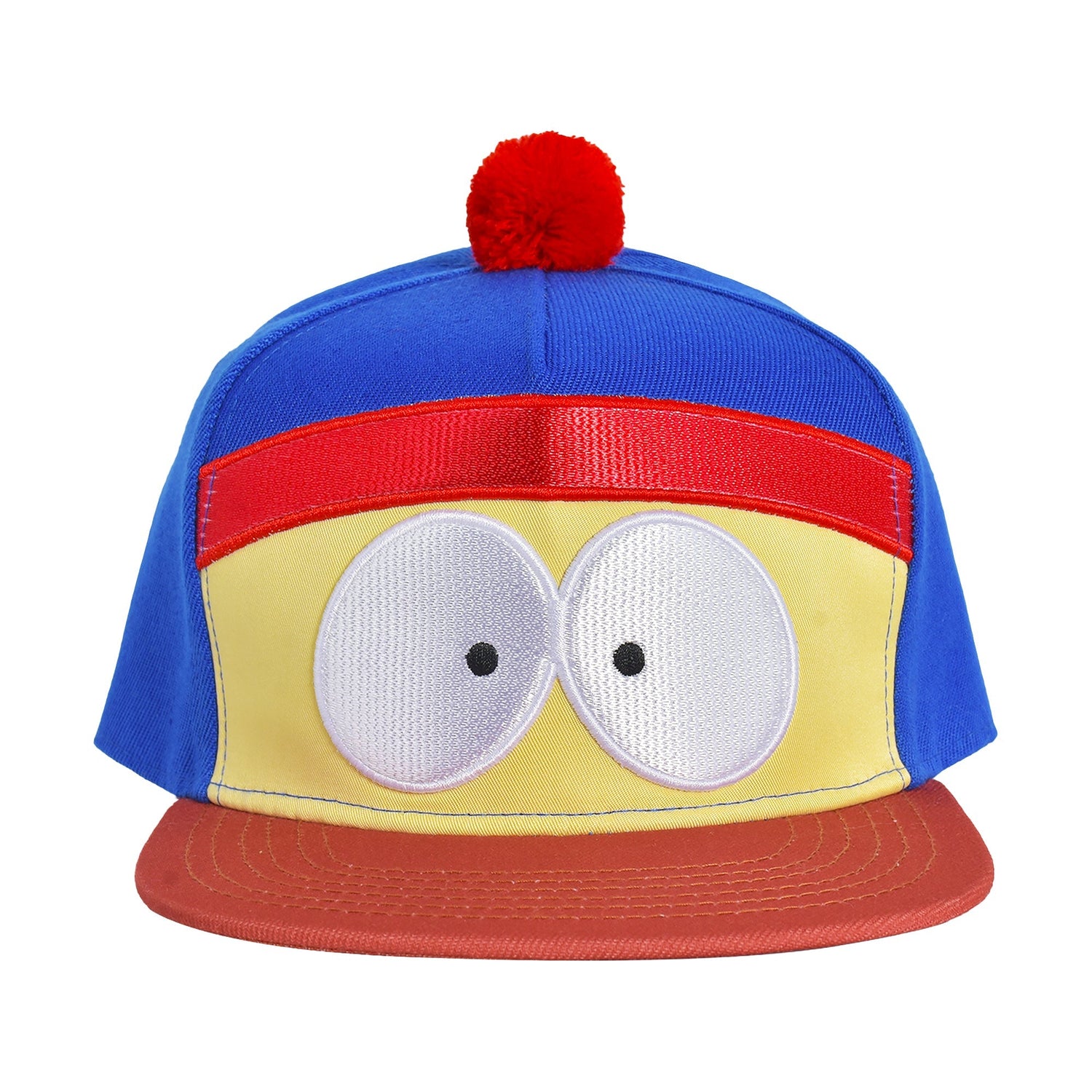 South Park Stan Marsh Cosplay 3D Pom Flat Brim Snapback Hat - Paramount Shop