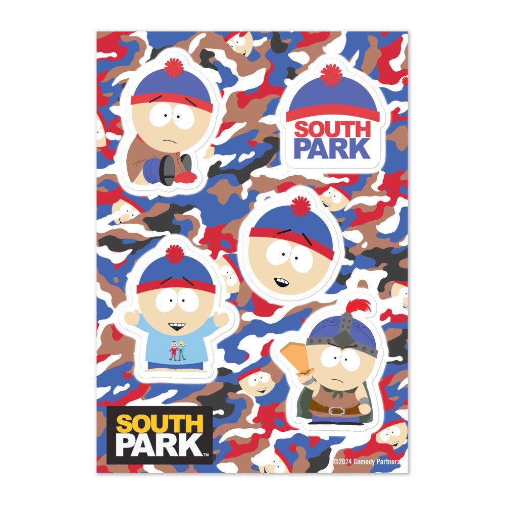 South Park Stan Sticker Sheet – Paramount Shop
