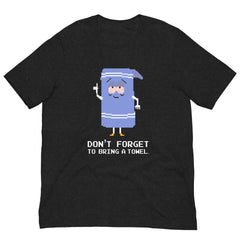 South Park T-Shirt 8-Bit Bring a Towel - Black Heather / XS