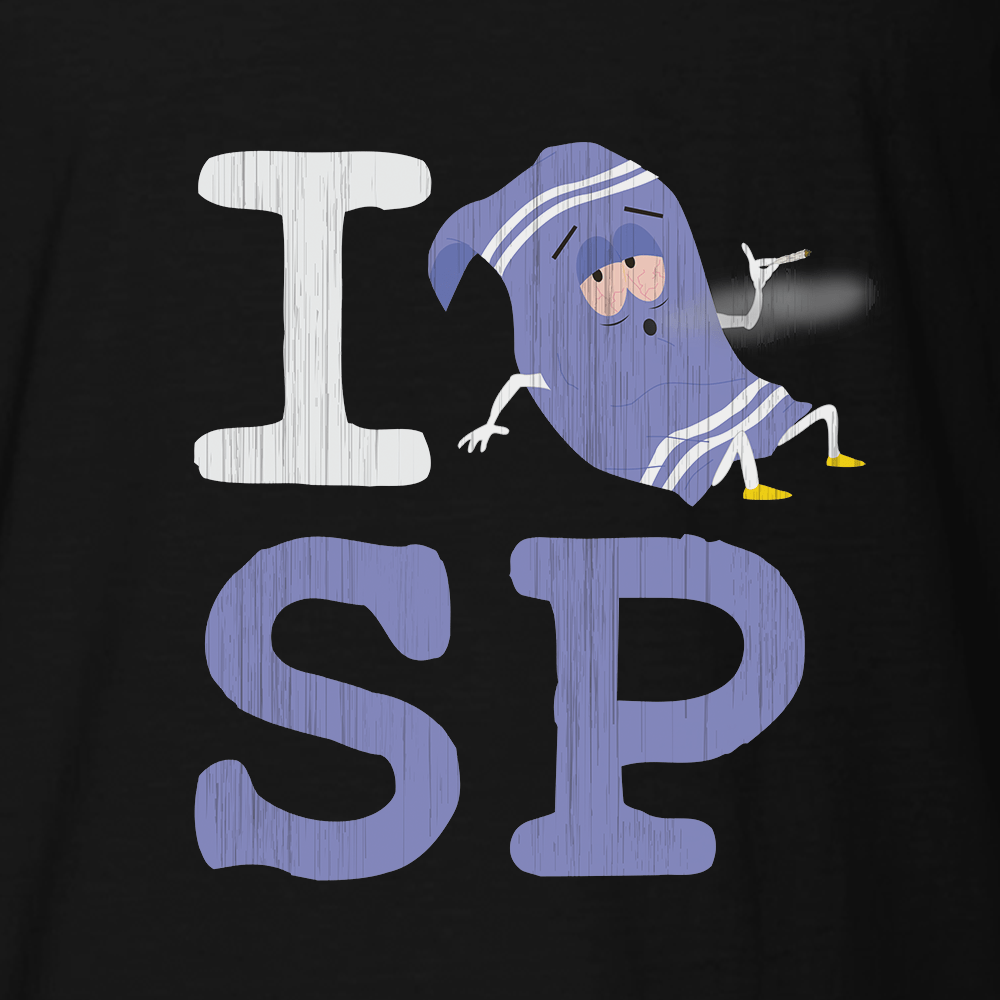 South Park Towelie I Heart South Park Adult Short Sleeve T - Shirt - Paramount Shop