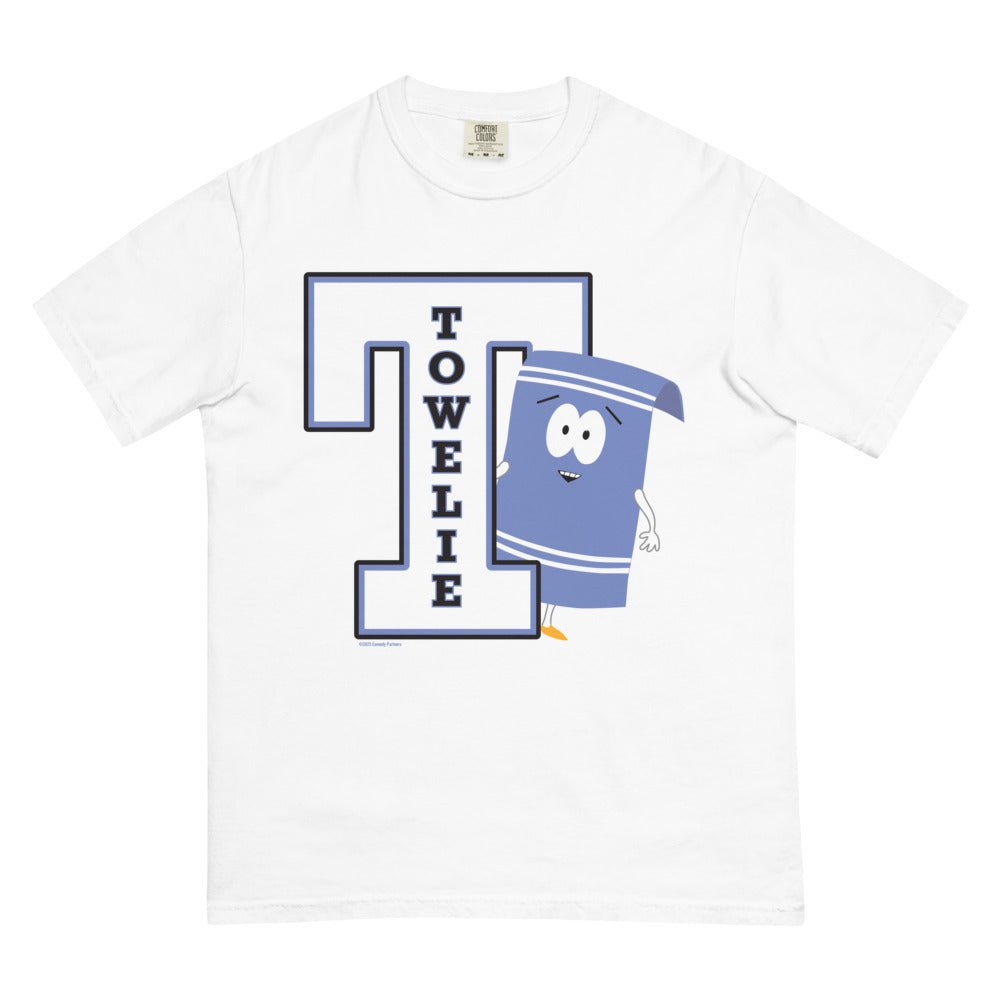 South Park Towelie Letter Comfort Colors T-Shirt - Paramount Shop