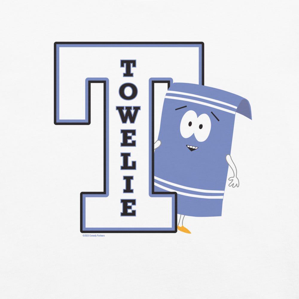 South Park Towelie Letter Comfort Colors T-Shirt - Paramount Shop