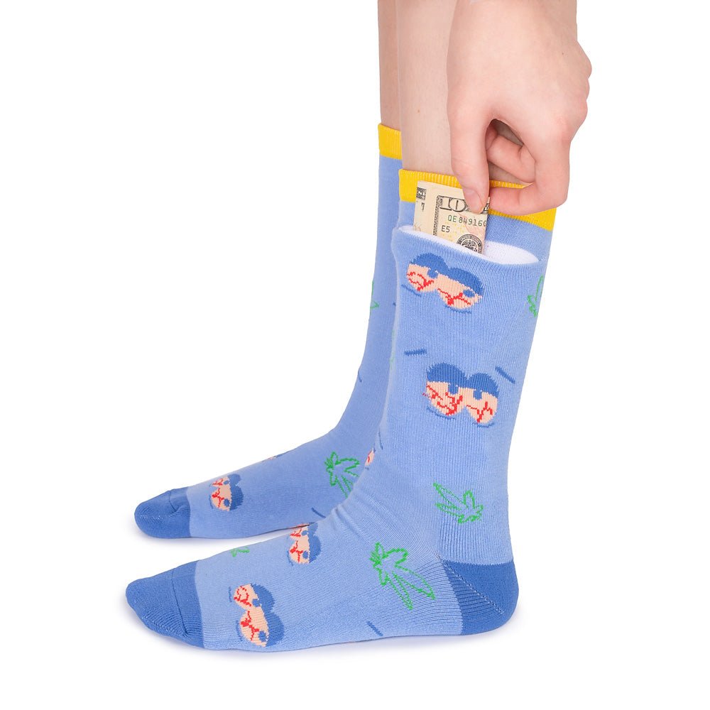 South Park Towelie Stoned Eyes Socks with Pocket - Paramount Shop