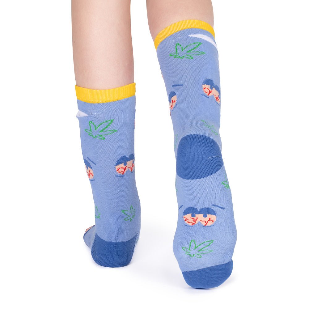 South Park Towelie Stoned Eyes Socks with Pocket - Paramount Shop