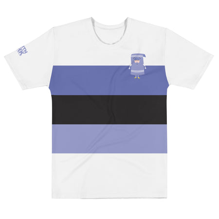 South Park Towelie Striped Unisex Short Sleeve T - Shirt - Paramount Shop