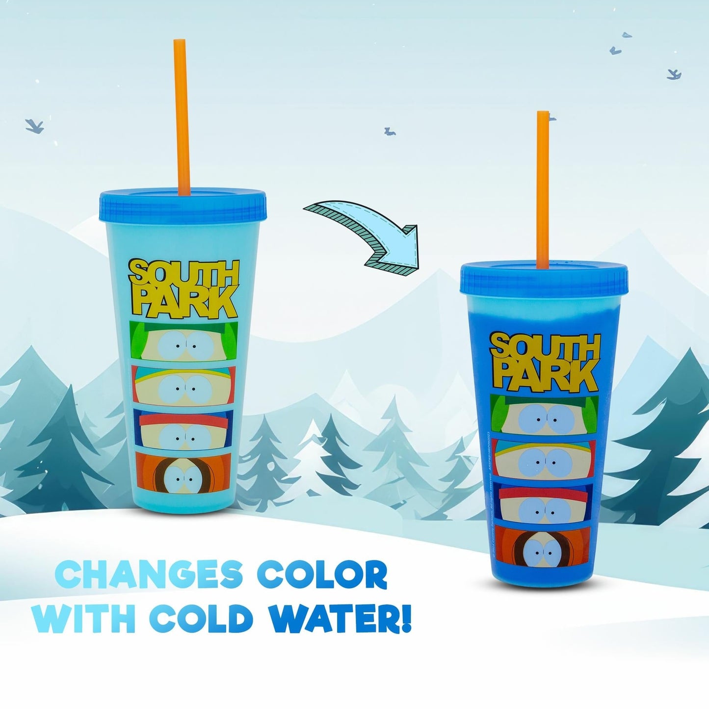 South Park Tumbler Characters Color-Changing - Paramount Shop