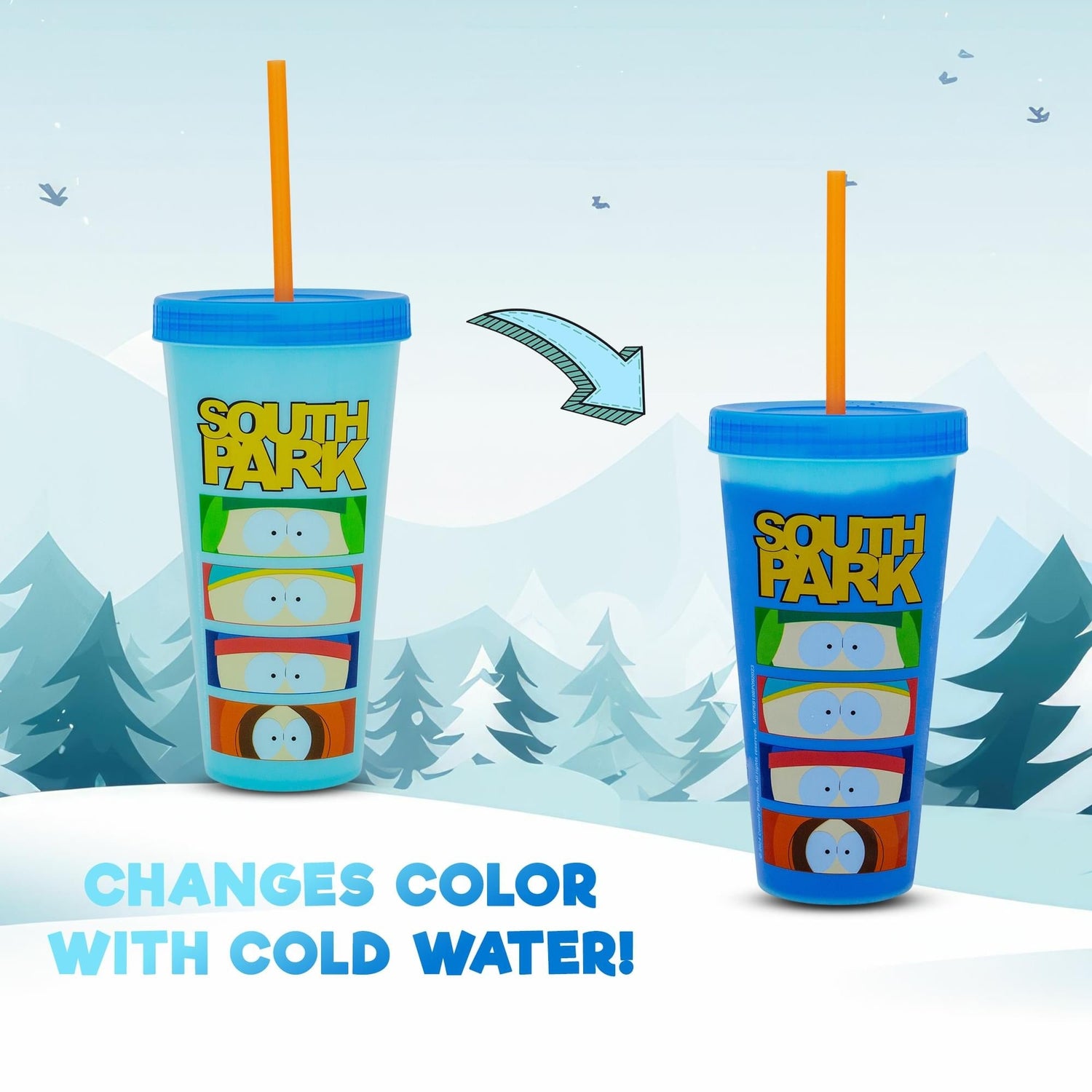 South Park Tumbler Characters Color-Changing - Paramount Shop