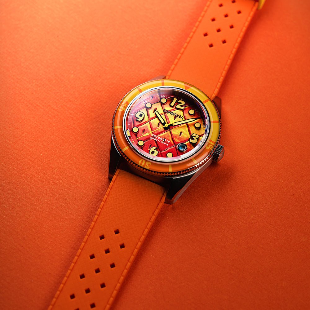 Spinnaker Fleuss Automatic SpongeBob SquarePants Conch Street Limited Edition Orange Watch - Paramount Shop