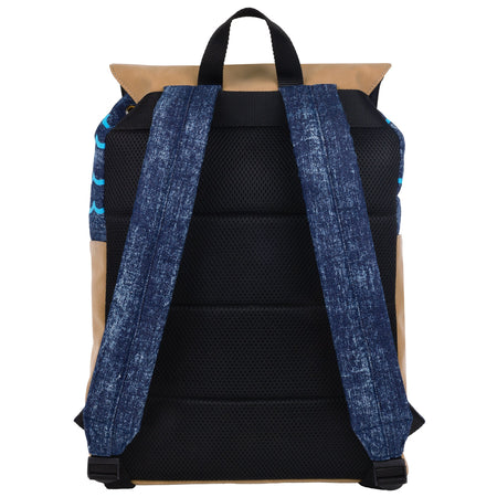 SpongeBob Denim & Nubuck Backpack with Embroidered Patch - Paramount Shop