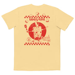 SpongeBob Krusty Krab Komfort Farben Tasche T-Shirt - Butter / Sm