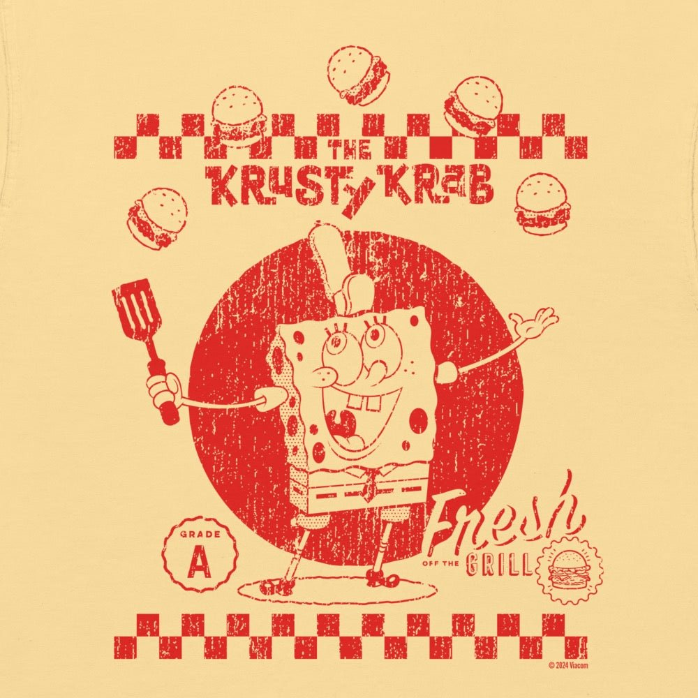 SpongeBob Krusty Krab Comfort Colors Pocket T - Shirt - Paramount Shop