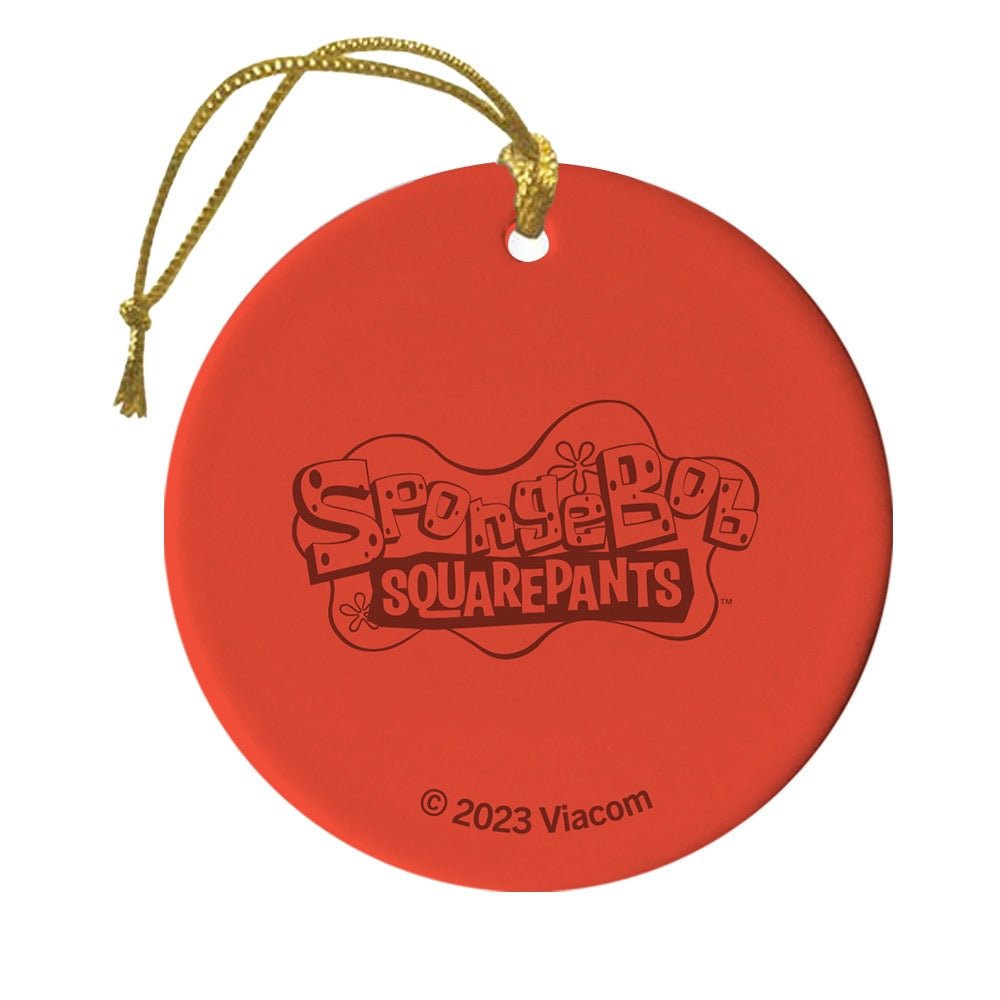 SpongeBob Mr. Krabs Round Christmas Ornament - Paramount Shop