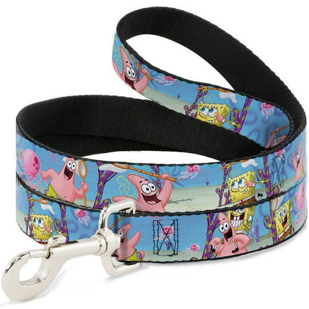 SpongeBob & Patrick Dog Leash Jellyfishing Scene - Paramount Shop